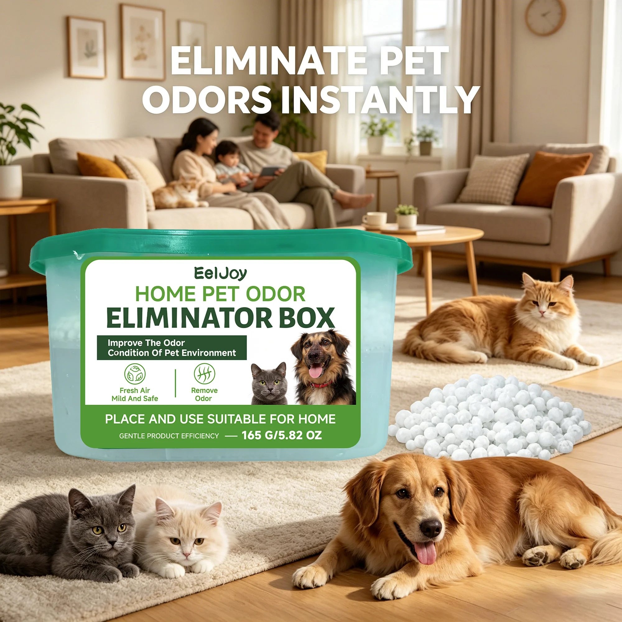 Bild 6: Haustier-Deodorant-Box zur Geruchsbeseitigung, Lufterfrischung und Verbesserung des Umgebungsbedingens mit Langanhaltender Duftnote