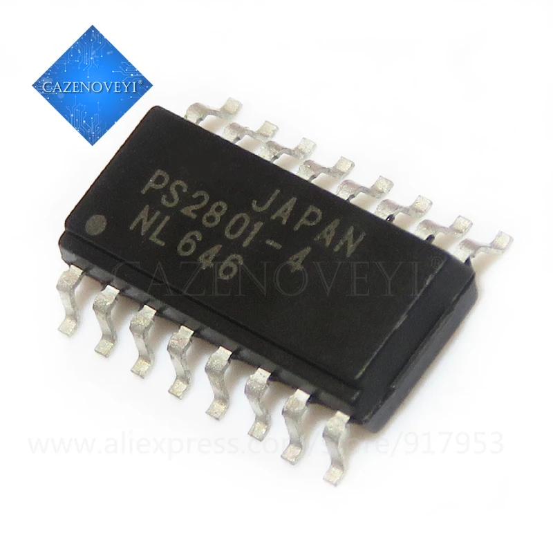 

5pcs/lot PS2801-4-F3-A PS2801-4 PS2801 SOP-16 new original In Stock