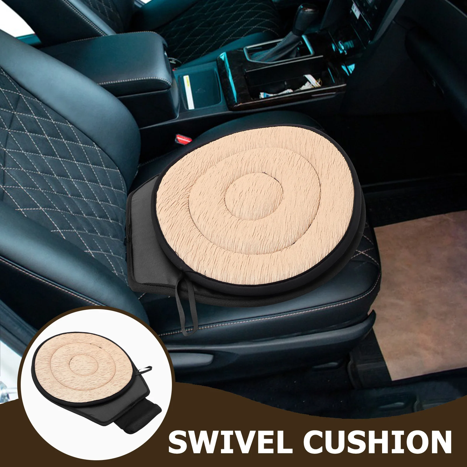 

Rotating Cushion 360 Degree Swivel Car Seat Pad For Elderly Disabled Reusable Auto Transfer Support Mat Car Seat Cushions