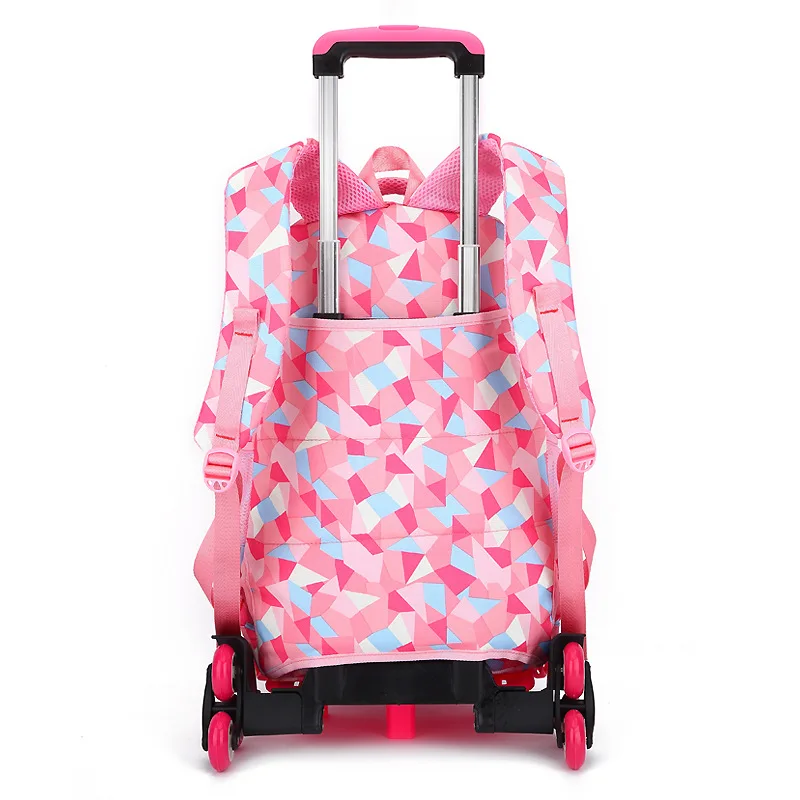 Borsa da scuola impermeabile studente zaini ad alta capacità Trolley per bambini borsa con ruote zaino per bambini ruote borse Mochila