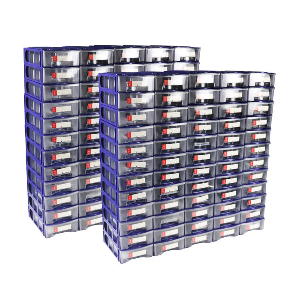 Stackable Plastic Hardware Parts Storage Boxes Component Screws Tool Box Container Screw Parts Tools Packaging Storage Bins