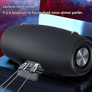 Zealot S67 Wireless Speaker withShoulderストラップ、屋外、防水性、ポータブルスピーカーラウドステロと活気のある低音、40Hプレイタイム 8ベストセールスZealot S -№2