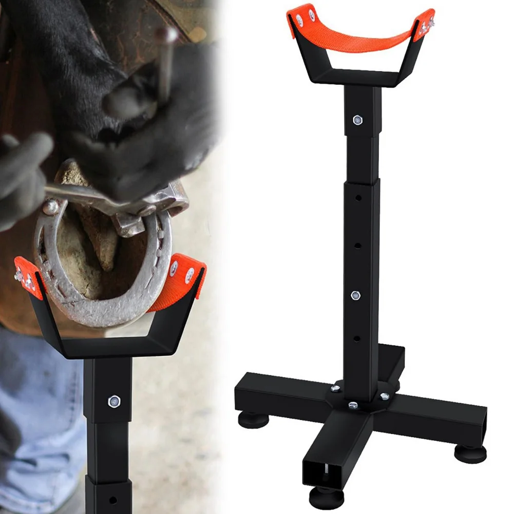 

Metal Hoof Stand Blacksmith Farrier Horse Hoof Stand Hoof Jack Farrier Stand for Grip Hoof Care Tools