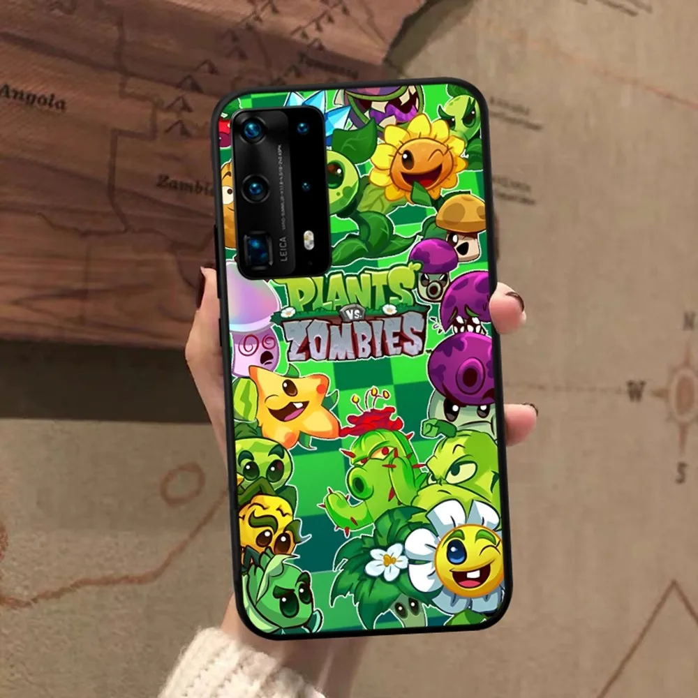 Game Plants Vs Z-Zombies Phone Case For Huawei P 8 9 10 20 30 40 50 Pro Lite Psmart Honor 10 lite 70 Mate 20lite