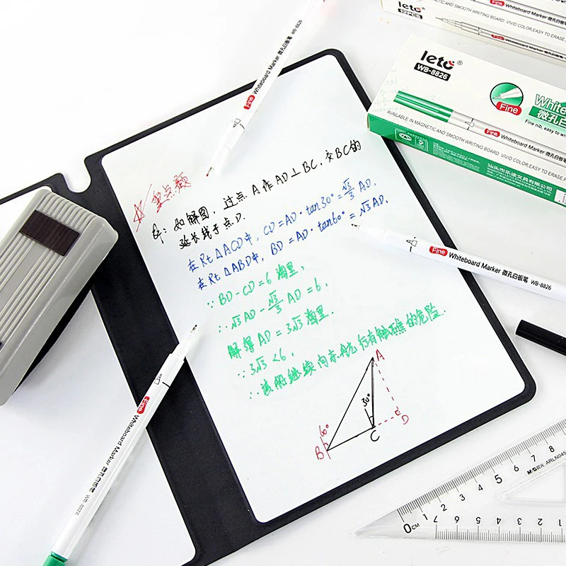 Pennarelli per lavagna cancellabili da 0.5MM estremamente fini di moda insegnamento per ufficio pennarello colorato creativo Doodle pennarelli per acqua fornitura 1X