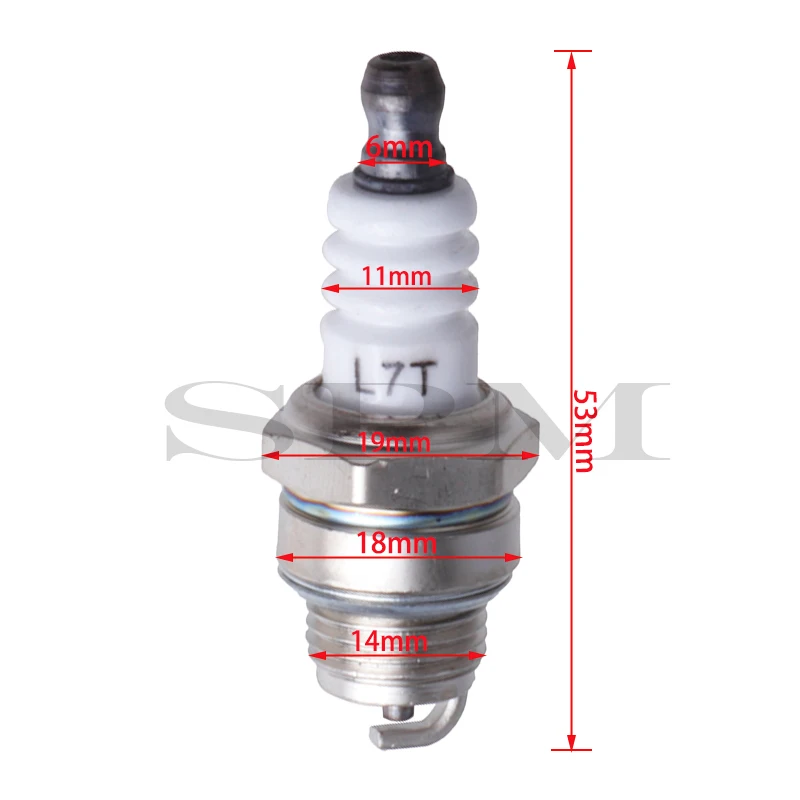 1pcs/2pcs L7T Spark Plug For Briggs Stratton Engine Motor Trimmer Lawn Mower Gasoline Chainsaw Spare Parts