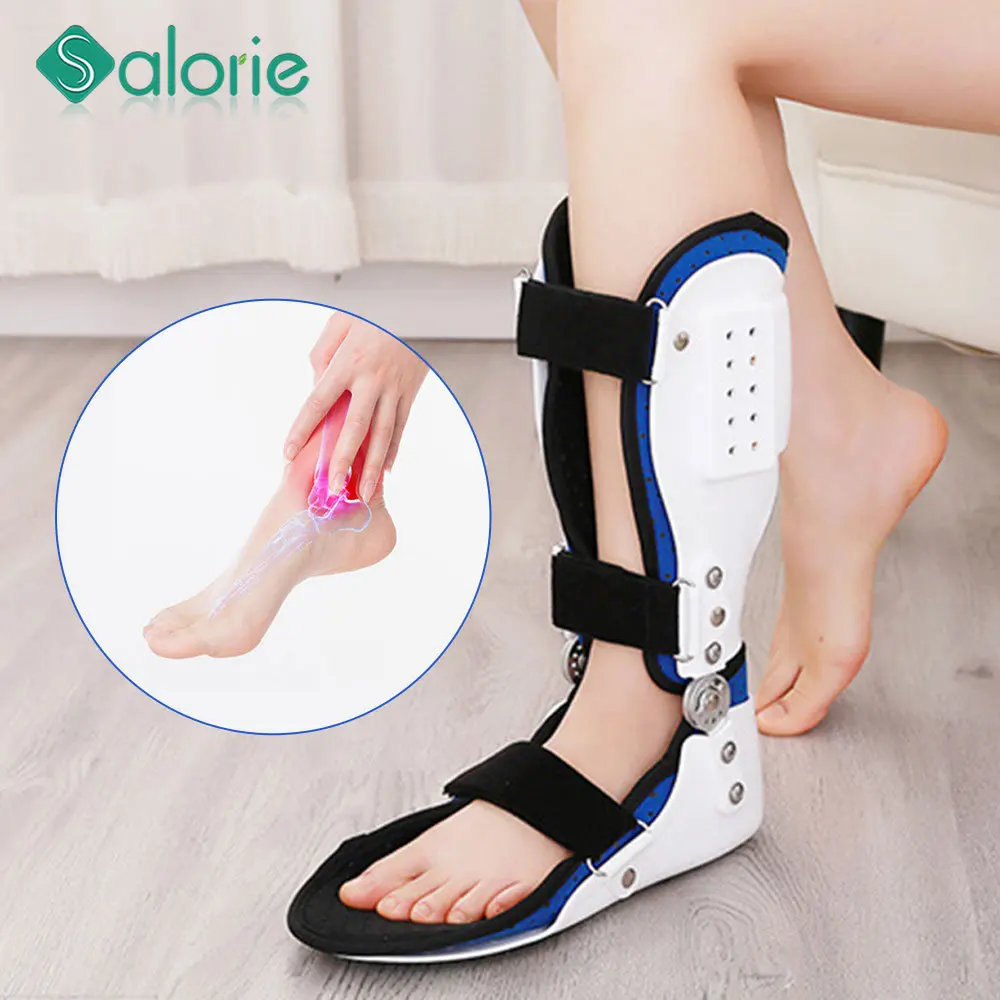 Adjustable Fasciitis Foot Drop Orthosis Brace Support Ankle Support Ankle Boots Protector Orthosis Fixing Supporter Fixation