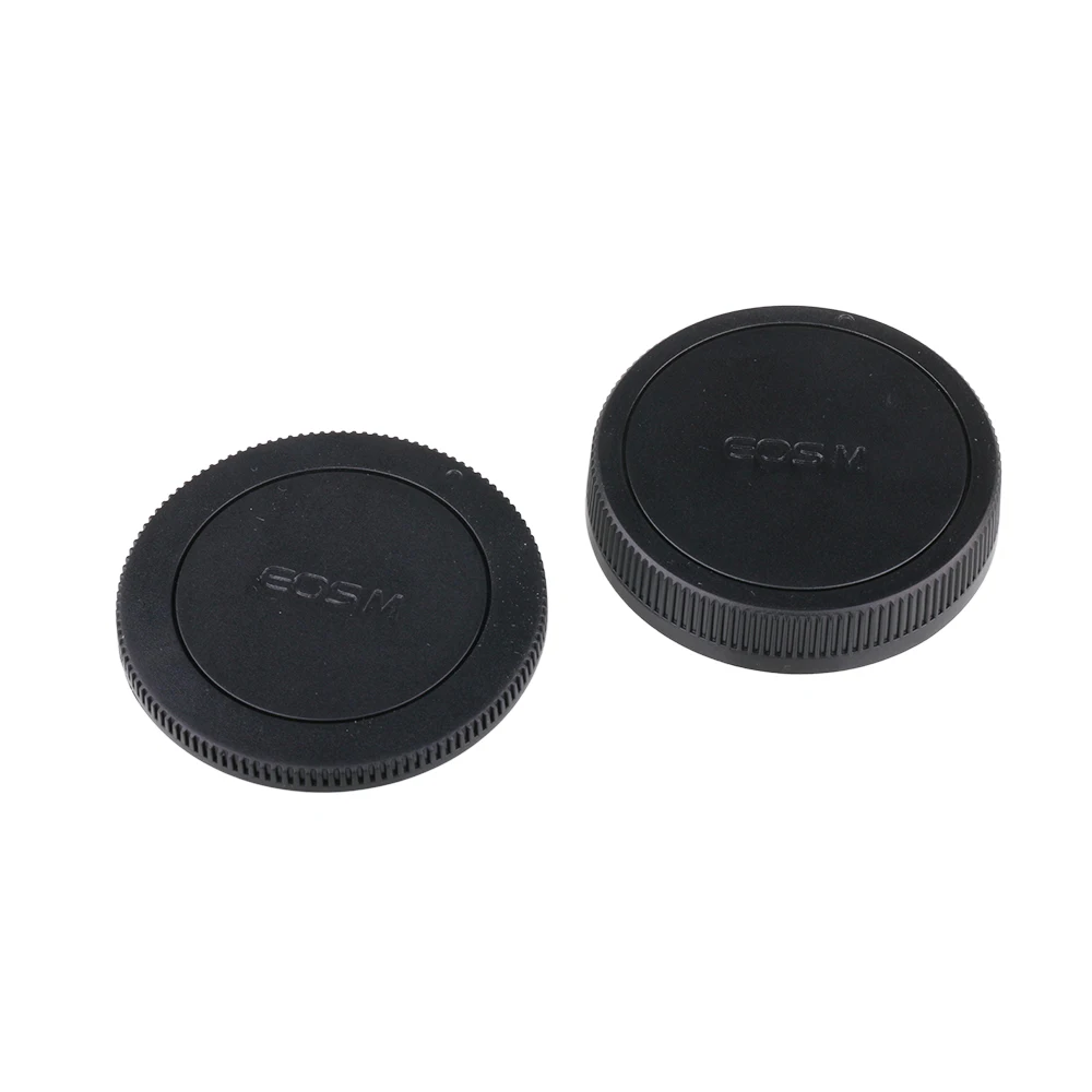 Camera Front Body Cap or Rear Lens Cap replace R-F-4 for Canon EOS M EOSM M2 M3 M5 M6 Mark II M10 M50 M100 M200 and EF-M Lenses