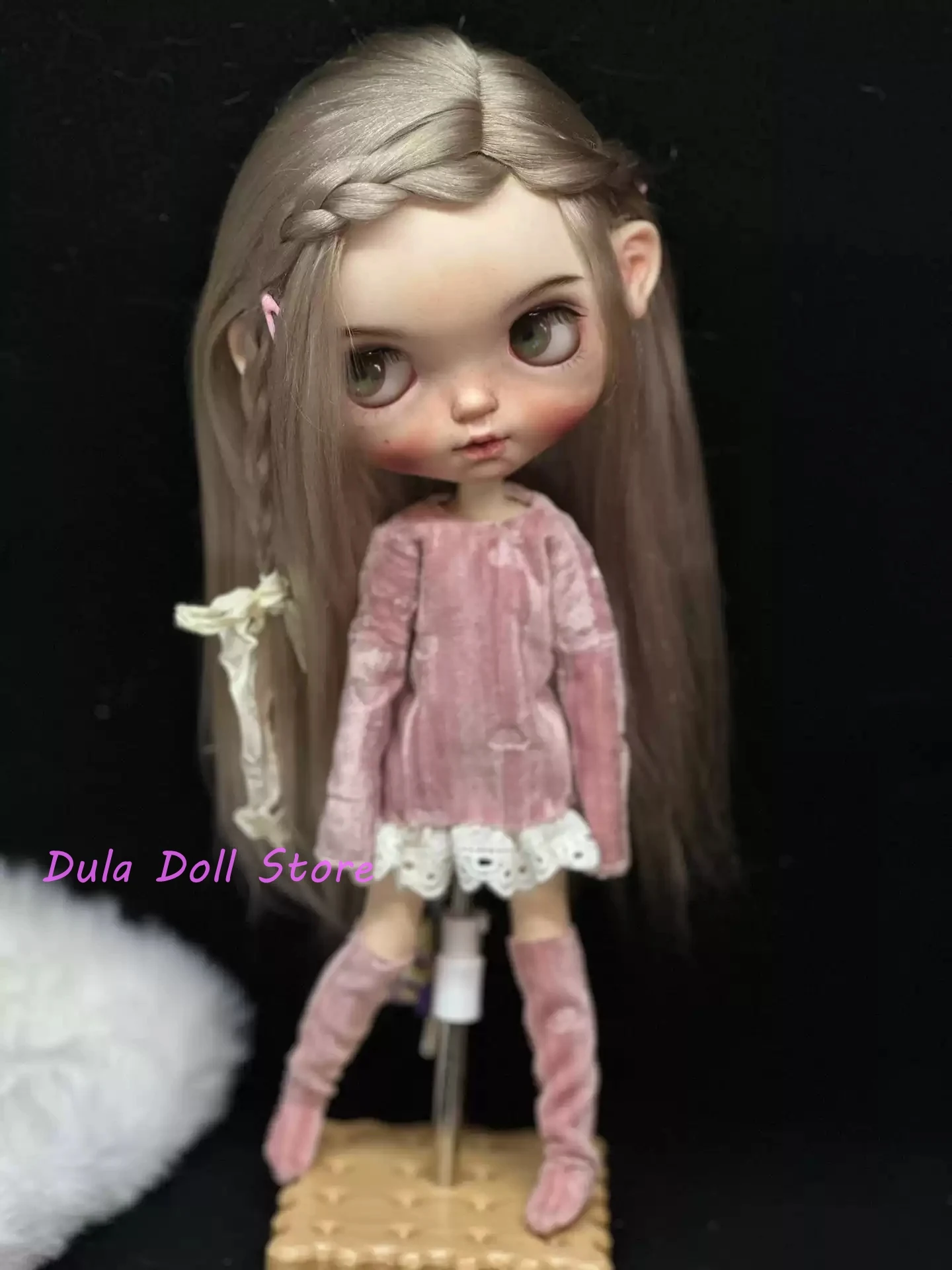 Dula Doll Clothes Dress Velvet dress set Blythe ob24 ob22 Azone Licca ICY JerryB 1/6 Bjd Doll Accessories