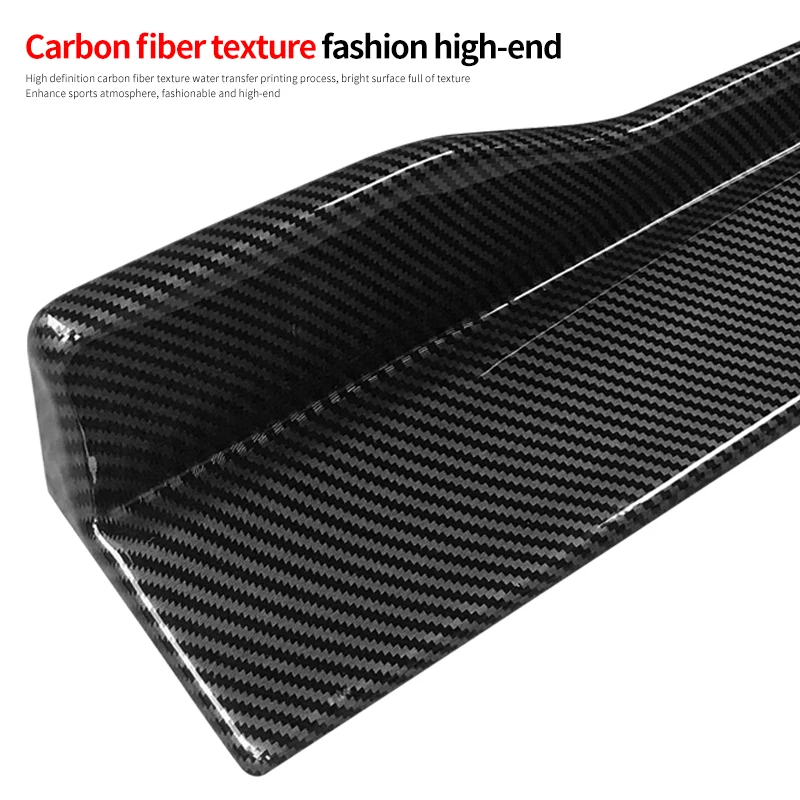 High Quality Car Side Skirt Bumper Spoiler Lip Angle Splitter Diffuser Winglet Anti-Collision For Mazda 3 Star Gallop 2011-2015