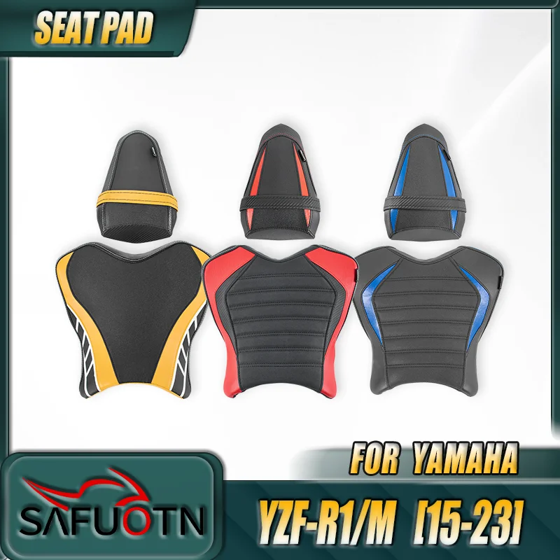 

Motorcycle Front Rear Seat Cover Driver Passenger Seat Cushion Pillion For Yamaha YZF-R1M 2015-2023 2022 2021 2020 2019 2018