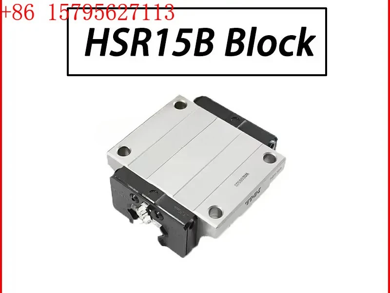 

HSR15B Направляющая HSR15B1SS HSR15B1UU Направляющая блока GK Слайдер Оригинальный фланец Сквозное отверстие Слайдер Линейная направляющая Каретка