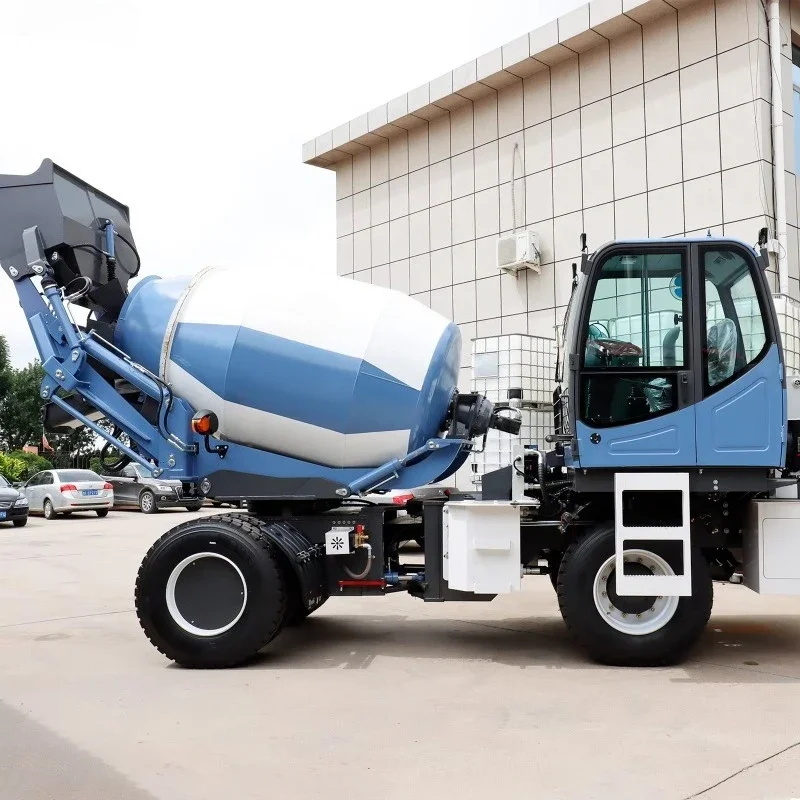 4m3 Corey Ajax Fiori Engineering Self Loading Ready Mix Silla Concrete Mixer Truck Mobile Price Construction Sale Price