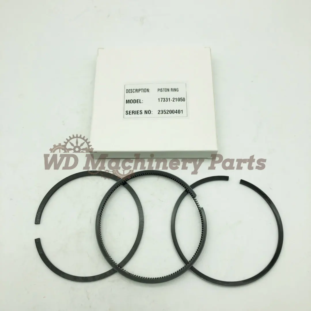 4PCS Piston Ring STD 87MM 17331-21050 17331-21090 for Kubota V2203 D1703 V2403 Bobcat Tractor 753 763 773 7753