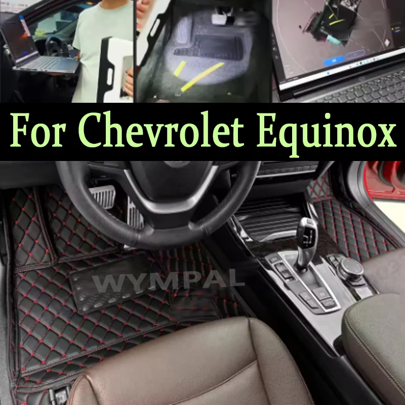 

Роскошные автомобильные коврики для Chevrolet Equinox 2017 2018 2019 2020 2021 2022, пользовательские автомобильные подушечки для ног, ковер, аксессуары для интерьера