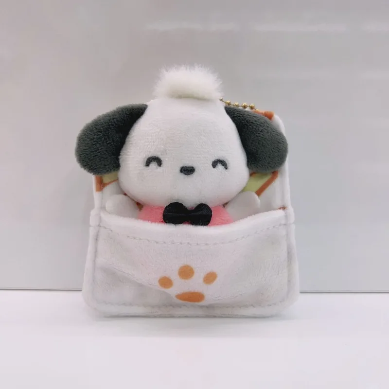 Hello Kitty Cartoon Anime Cute Kawaii Desktop Ornament Plush Backpack Keychain Desktop Decoration Student Girl Gift Wholesale