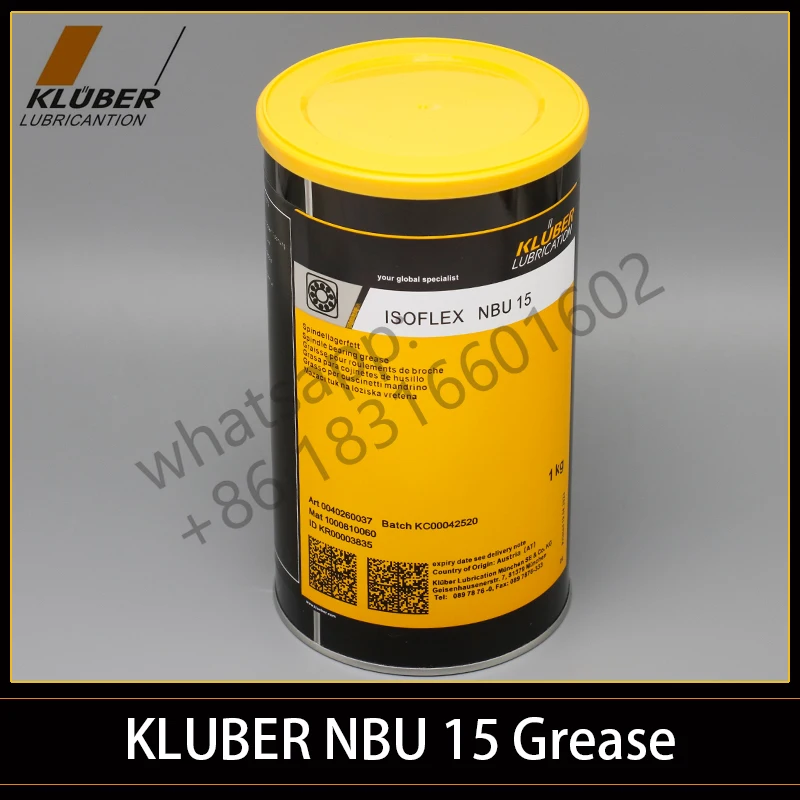 Kluber ISOFLEX NBU 15 Use for Ultra-high-speed CNC Grinding Machine Spindle High-speed Woodworking Machinery Specified Grease