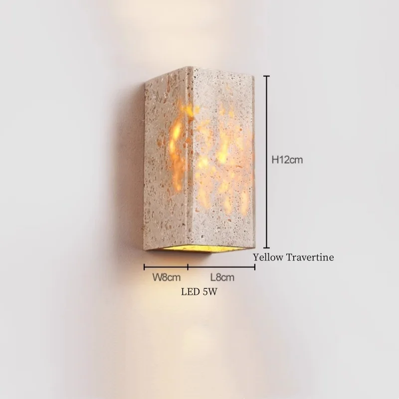 IWHD كتلة سوداء الترافرتين وحدة إضاءة LED جداريّة الشمعدان القراءة مصابيح السرير الداخلية الحديثة الشمال مرآة حمام ضوء لامبارا دا باريتي #3