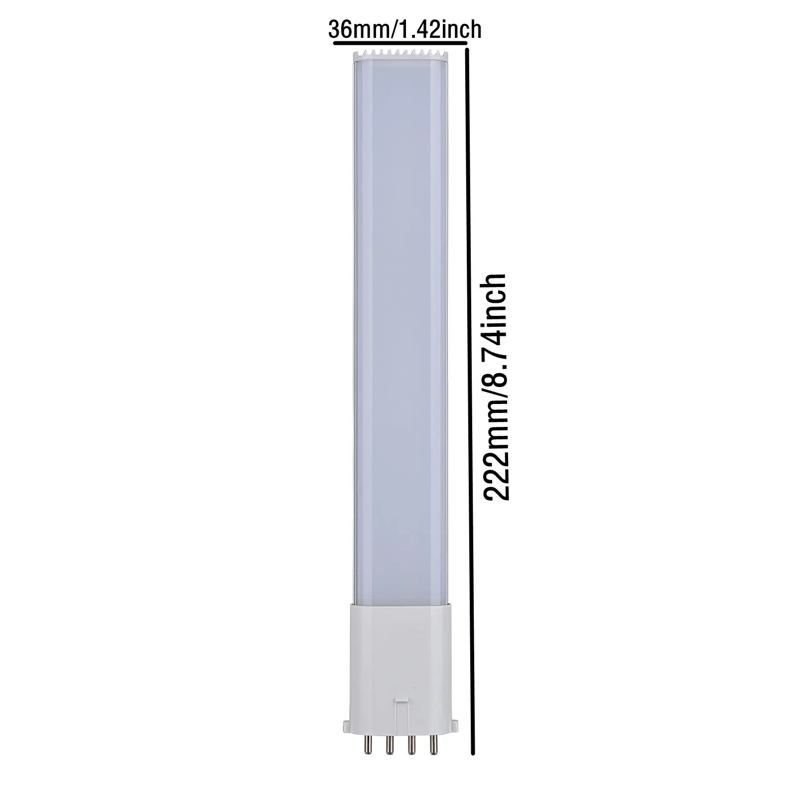 2G7 led bulb 8W 1100LM replaces 11W 2G7 CFL tube, ballast-compatible, no need to change wiring