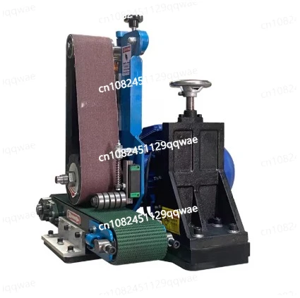 Small flat rust removal and polishing machine stainless steel brushed abrasive belt desktop electric grinding