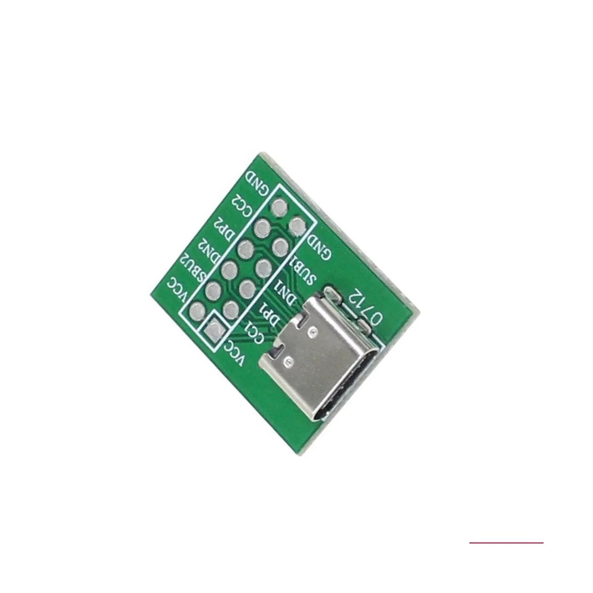 Tipo C Transferência USB Pin Test Board, Adaptador Feminino, Módulo Conversor