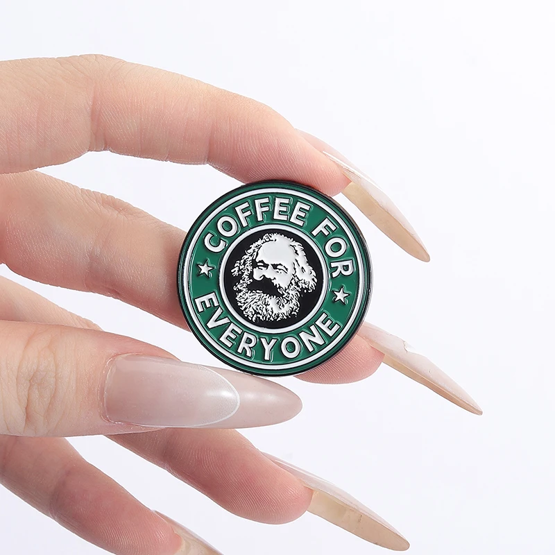 ماركس فئة المكسورة المينا دبابيس الخاسر نحن الاستلقاء وسائل الإنتاج دبابيس شارة التلبيب هدايا مجوهرات مضحكة