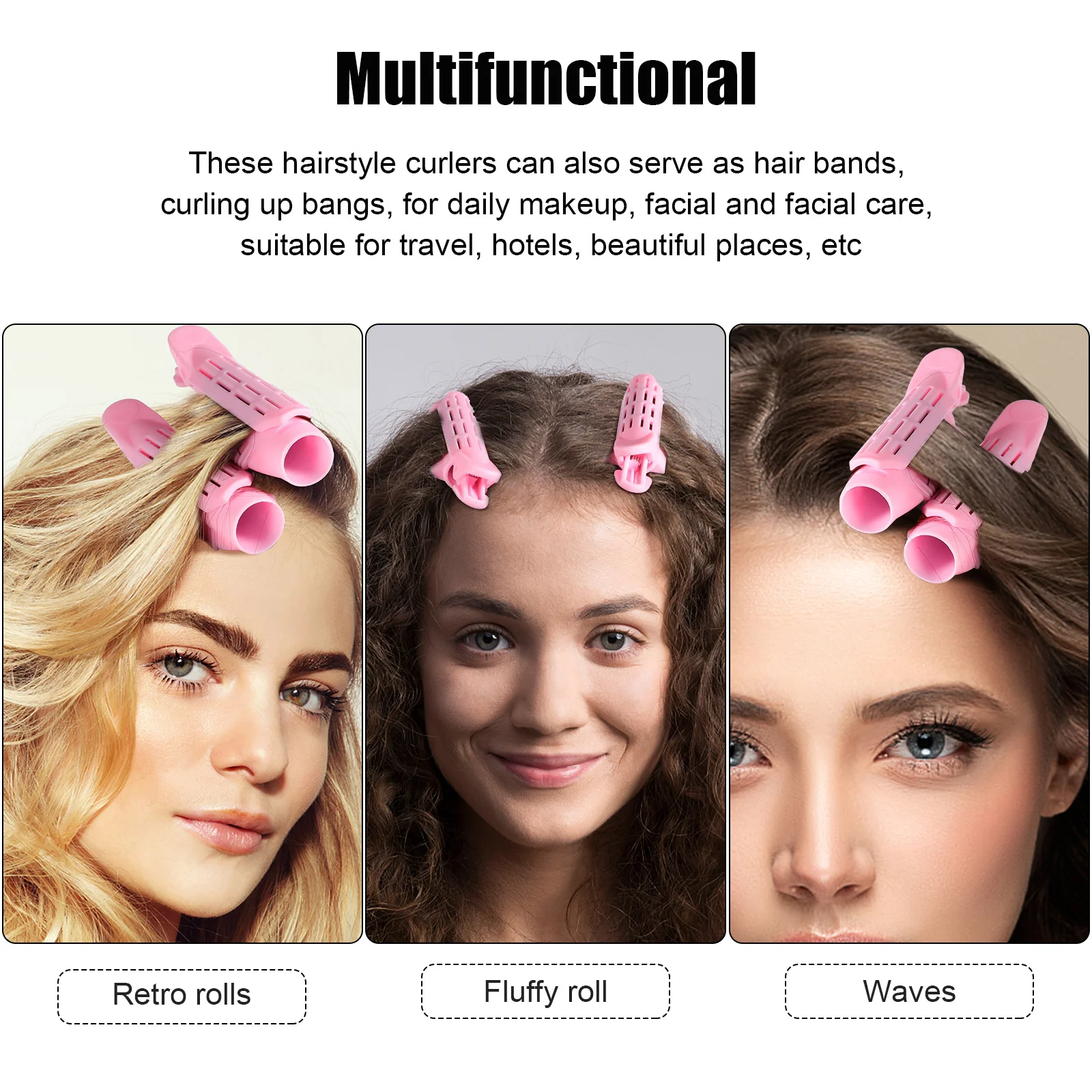 

10Pcs Hair Root Clips Volumizing Styling Firm Hold Natural Lightweight Portable Design for Bangs and