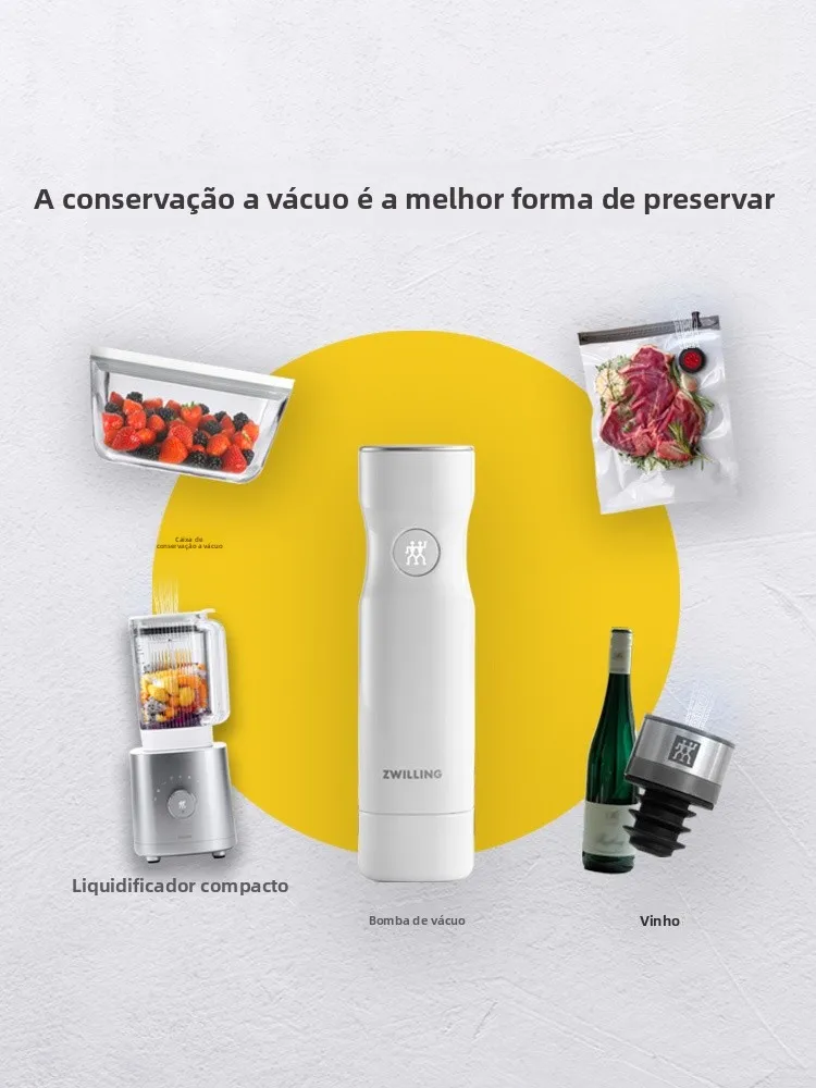 Zwilling J.A. Conjunto de Preservação de Alimentos em Vidro Selado a Vácuo Henckels, Caixa Segura para Micro-ondas para Adult...