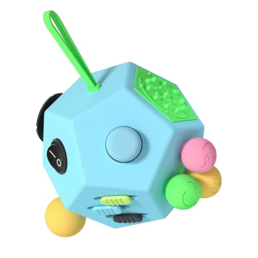 New product tasting price Fidget Dodecagon-2 Sided Fidget Toy Stress Relief Cube for and Adults, Silent Compact Classroom Gifts