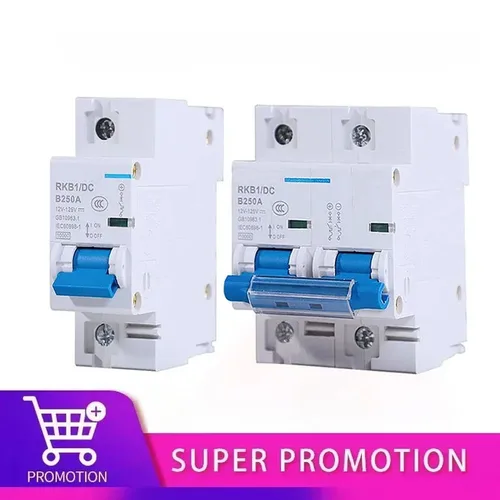 Sistema fotovoltaico disyuntor CC 12 ~ 125V 80A 100A 150A 200A 250A interruptor de protección contra cortocircuitos de batería solar RV yate