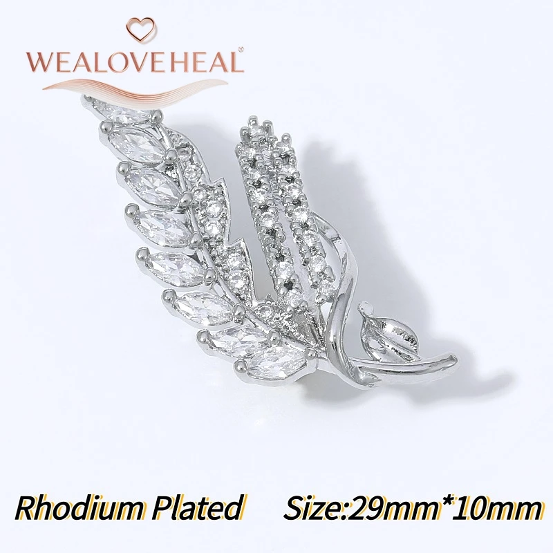 verschluss schmuck, schmuckherstellung zubehör, 18K Vergoldeter Messing-Doppelreihen-Blumen-Scroll-Perlenverschluss, Micro-Pavé-CZ-Blumencluster-Clip für DIY-Halsketten- und Armbandzubehör – Detail 28