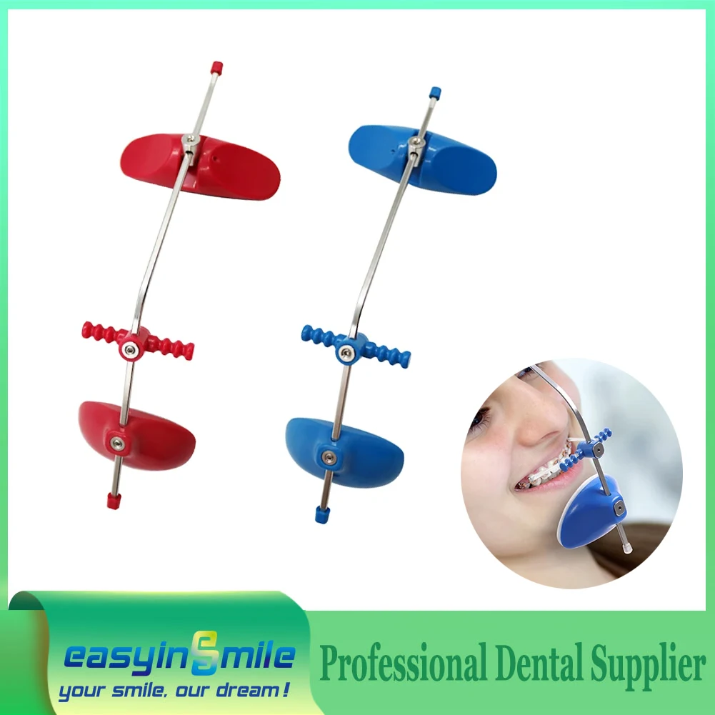 Dental Orthodontic Traction Face Mask Forward Pull Headgear Single Lever Multi-Adjustable Facial Mask with Screws