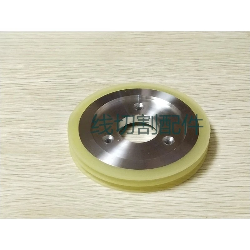 1 قطعة لماكينو عجلة التوتر الأسلاك البطيئة 6EC100B404 الأسطوانة U فتحة 104x30x14 #5