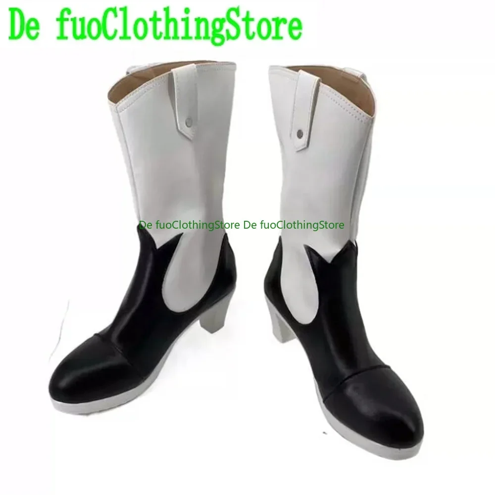 

DefuoClothing Ciel Phantomhive Black Butler Обувь для косплея Сапоги Игра Аниме Вечеринка Хэллоуин Рождество DefuoClothing Магазин обуви