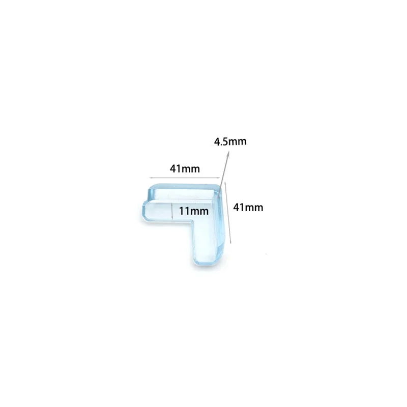 1pcs Baby Safety Corner Transparent Anti-Collision Angle Guard Edge Protection Cover Children Safe For Desk Table NS