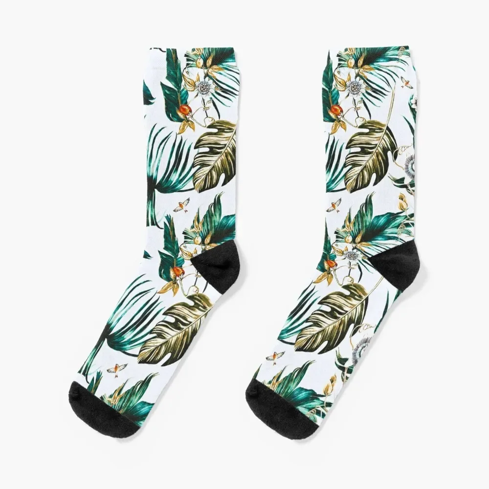 

Exotic watercolor nature Socks Crossfit cute Male Socks Women's