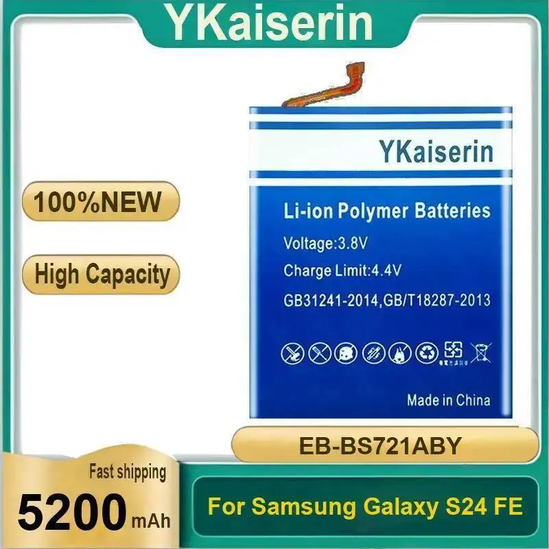 

For Samsung Galaxy S24 FE Mobile Phone Battery EB-BS721ABY 5200Mah High Quality