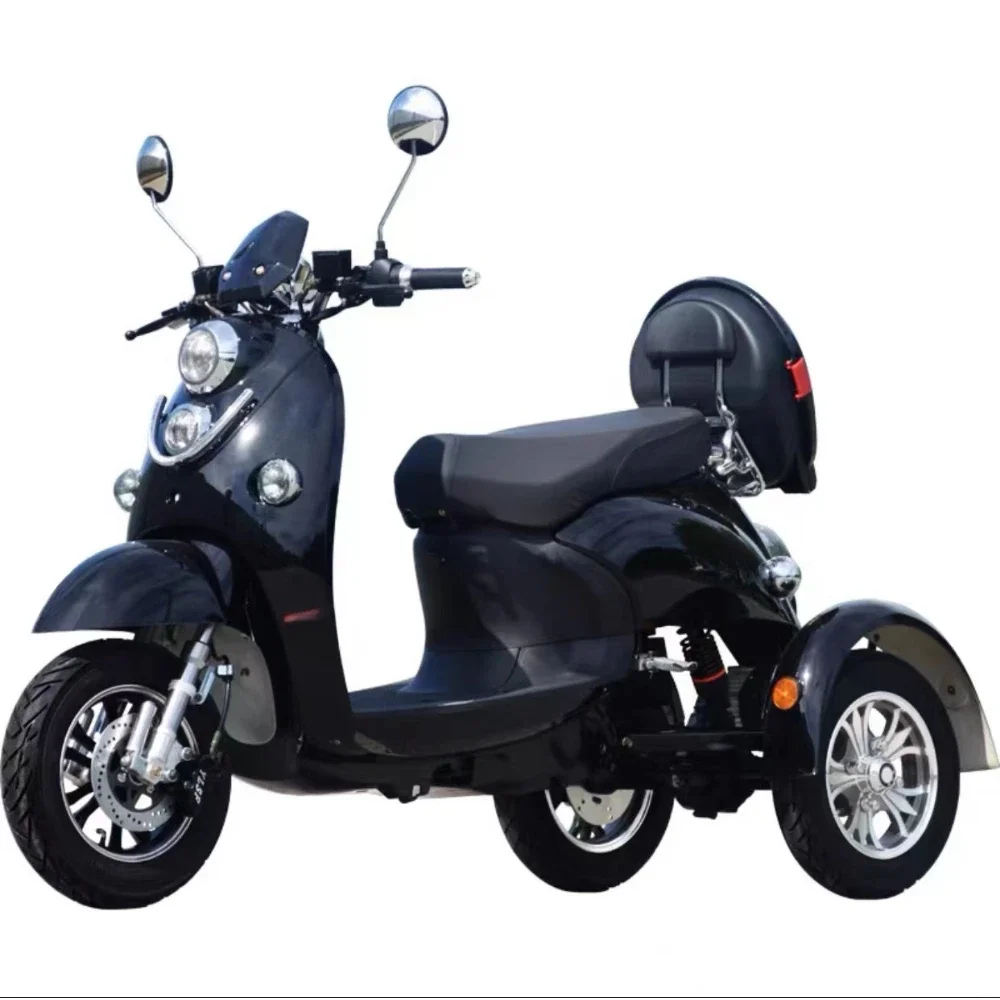 Triciclo Scooter Elétrico com Assento De Passageiro, Conveniente, Barato, Fabricação Venda Direta