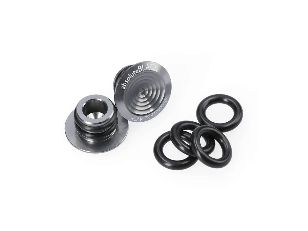 

Enhance Your Bike's Aesthetics with Absolute Black Bar Plugs for MTB, Brompton and Road Bike