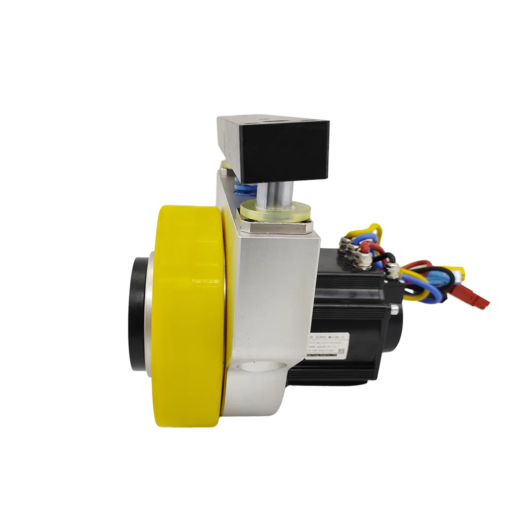 2000W 48V Single Drive Wheel 230mm Wide Diameter agv Robot Servo Motor Drive Mobile Robot Planetary Hub with suspension