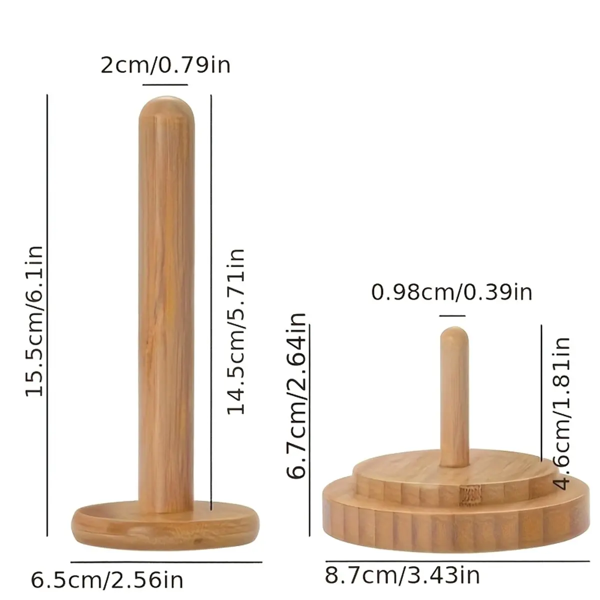 ✼Bamboo and Wood Yarn Stand Yarn Spool Home Braided Yarn Spool Storage Stand Table Top Rotary Ball Wooden Winder