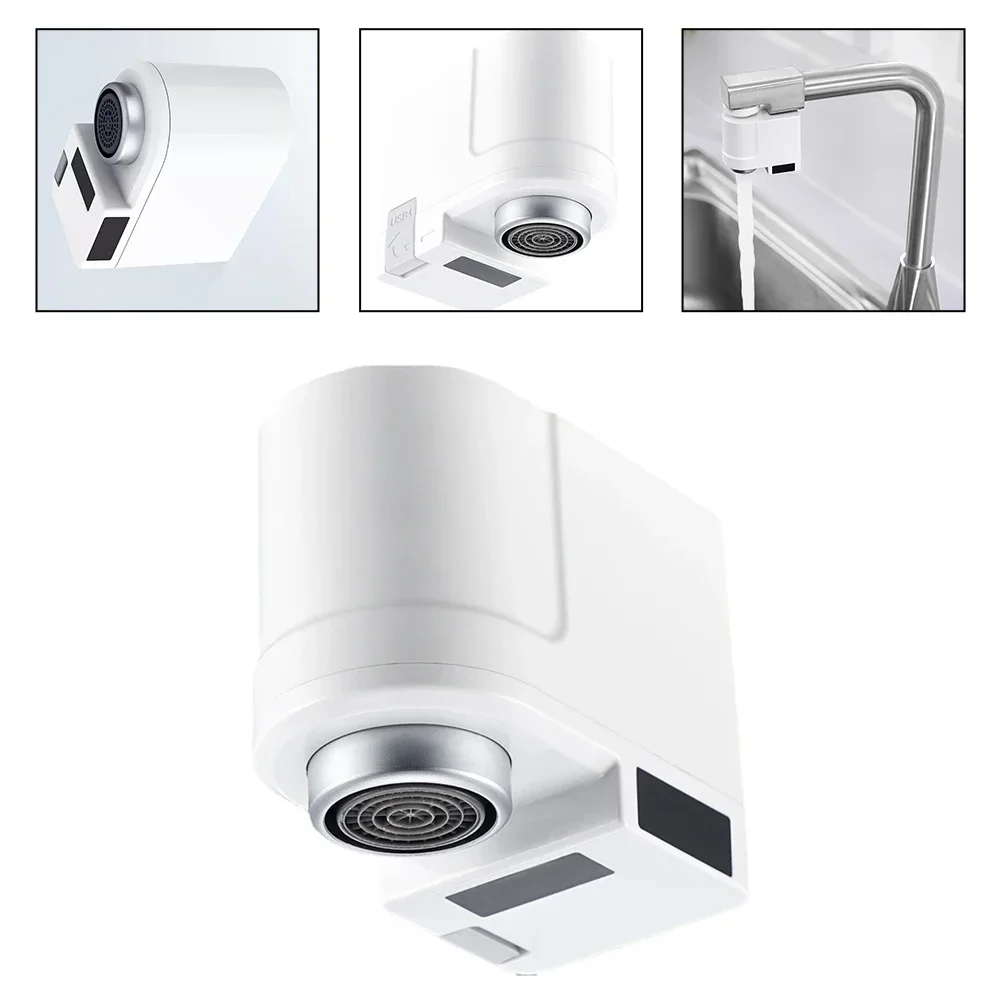 

1 шт. умный кран инфракрасный индукционный экономия воды умный смеситель для перелива датчик энергосберегающее устройство для воды кухонные аксессуары