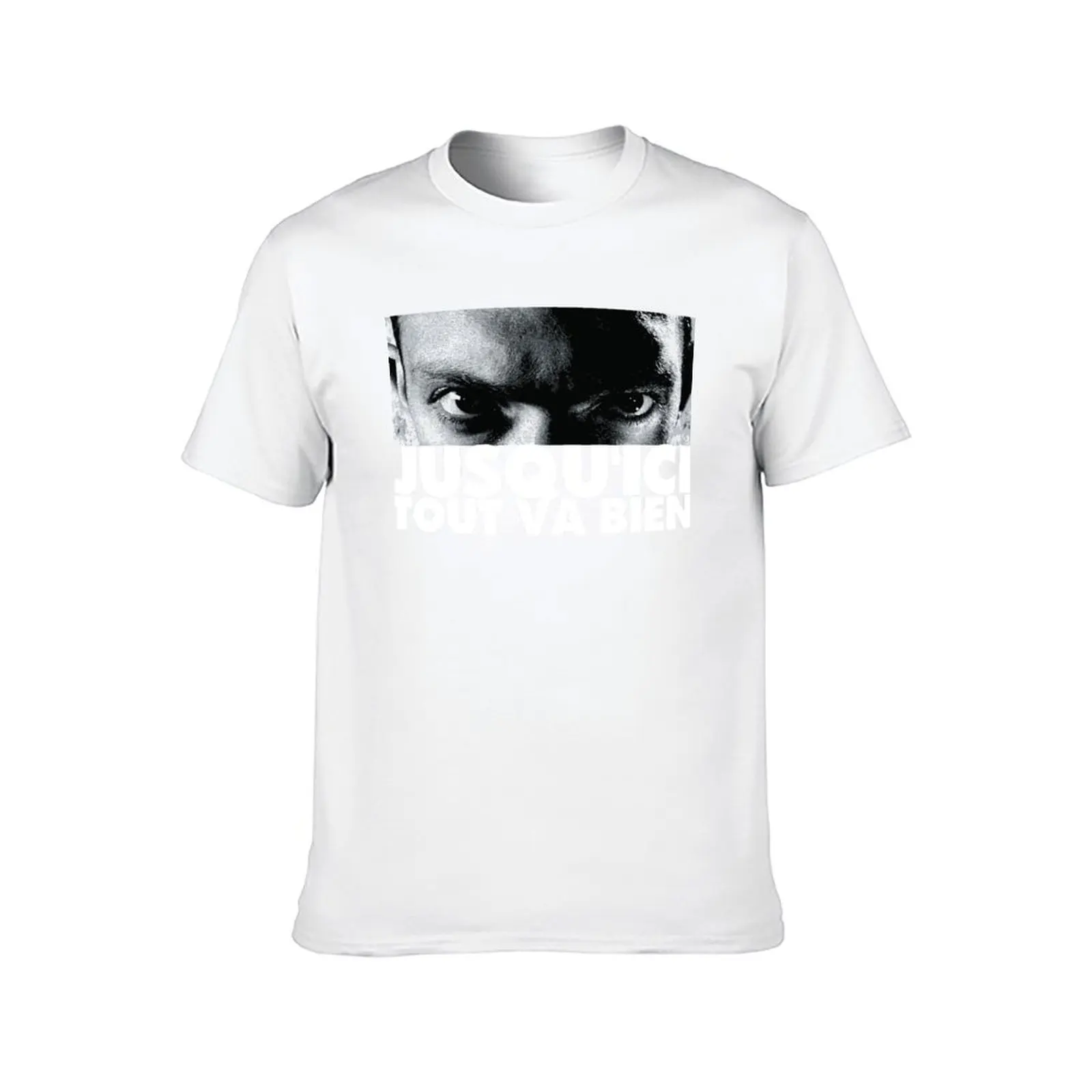 jusqu'ici tout va bien La Haine Tribute T-Shirt man t shirt heavy cotton anime t shirts oversize T-Shirt