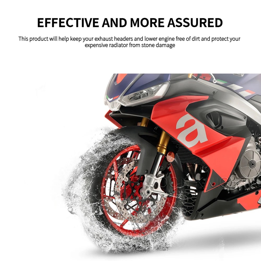 For Aprilia Tuono 660 Tuono V4 Factory RS660 RSV4 Factory 2021-2023 Motorcycle Front Fender Extender Extension Mudguard