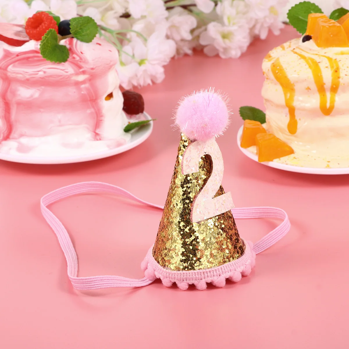 

Birthday Hat Glitter for Hair Accessories Ball Girls