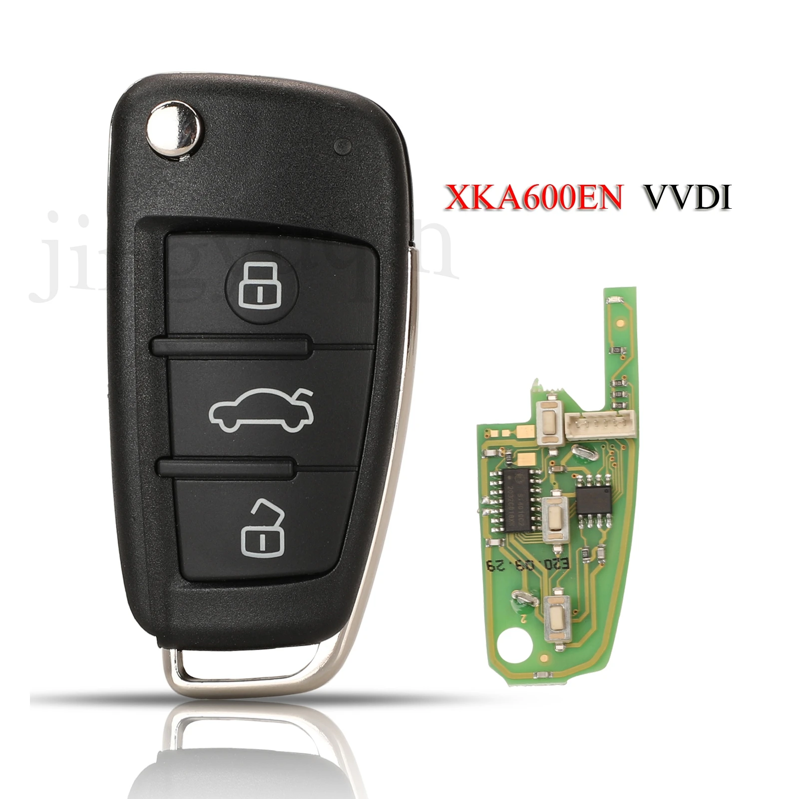 

Jingyuqin XKA600EN VVDI дистанционный умный Автомобильный ключ для Audi A6L Q7 для VVDI VVDI2 3 кнопки серии Xhorse универсальный пульт дистанционного управления