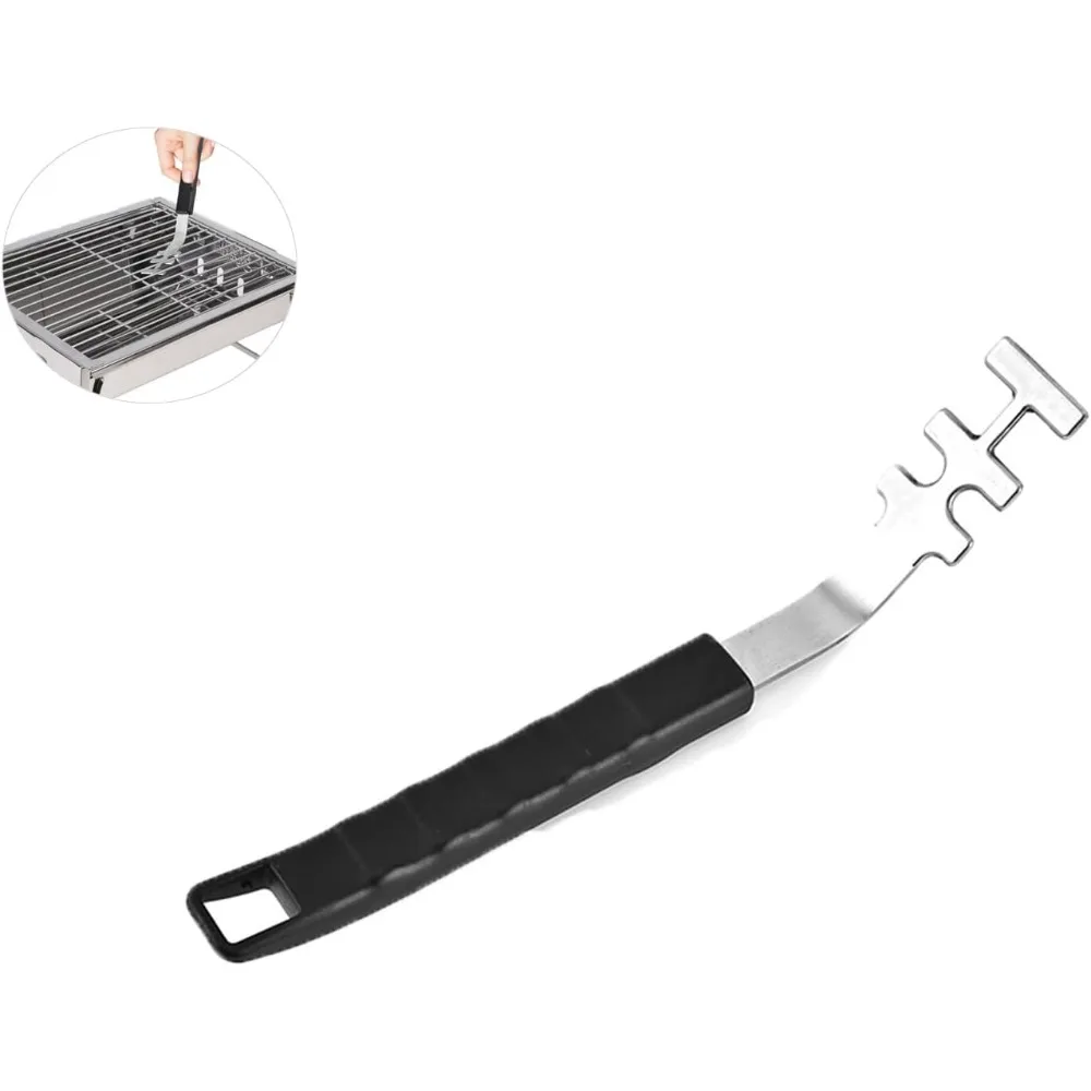 1Pc Griglia Griglia Sollevatore Anti-Scottatura Resistente Al Calore Griglia Di Cottura Sollevatore Strumento Grill Strumenti Accessori Per Sollevare Il Grill Net Bbq
