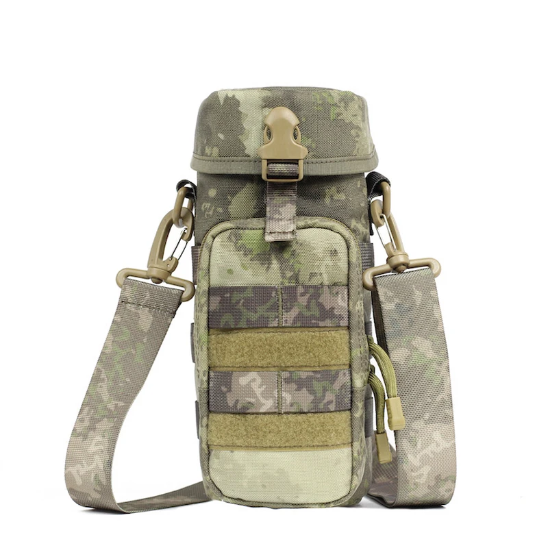 

Tactical 1000D Nylon Water Bottle Pouch Outdoor Shoulder Pack Sports Kettle 800ML Water Bag Hunting Bottle Pouch Hiking Bags