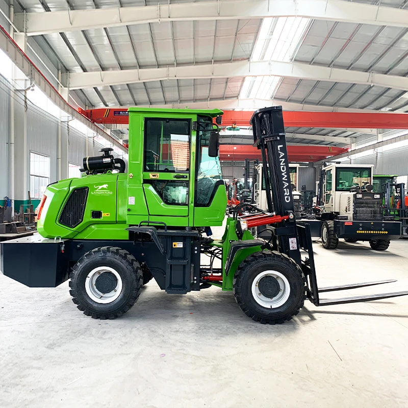 Factory Customized Wholesale All Terrain Off-Road Outdoor Forklift 3 Tons To 6 Tons Multi-Function 4WD Forklift Price Customized