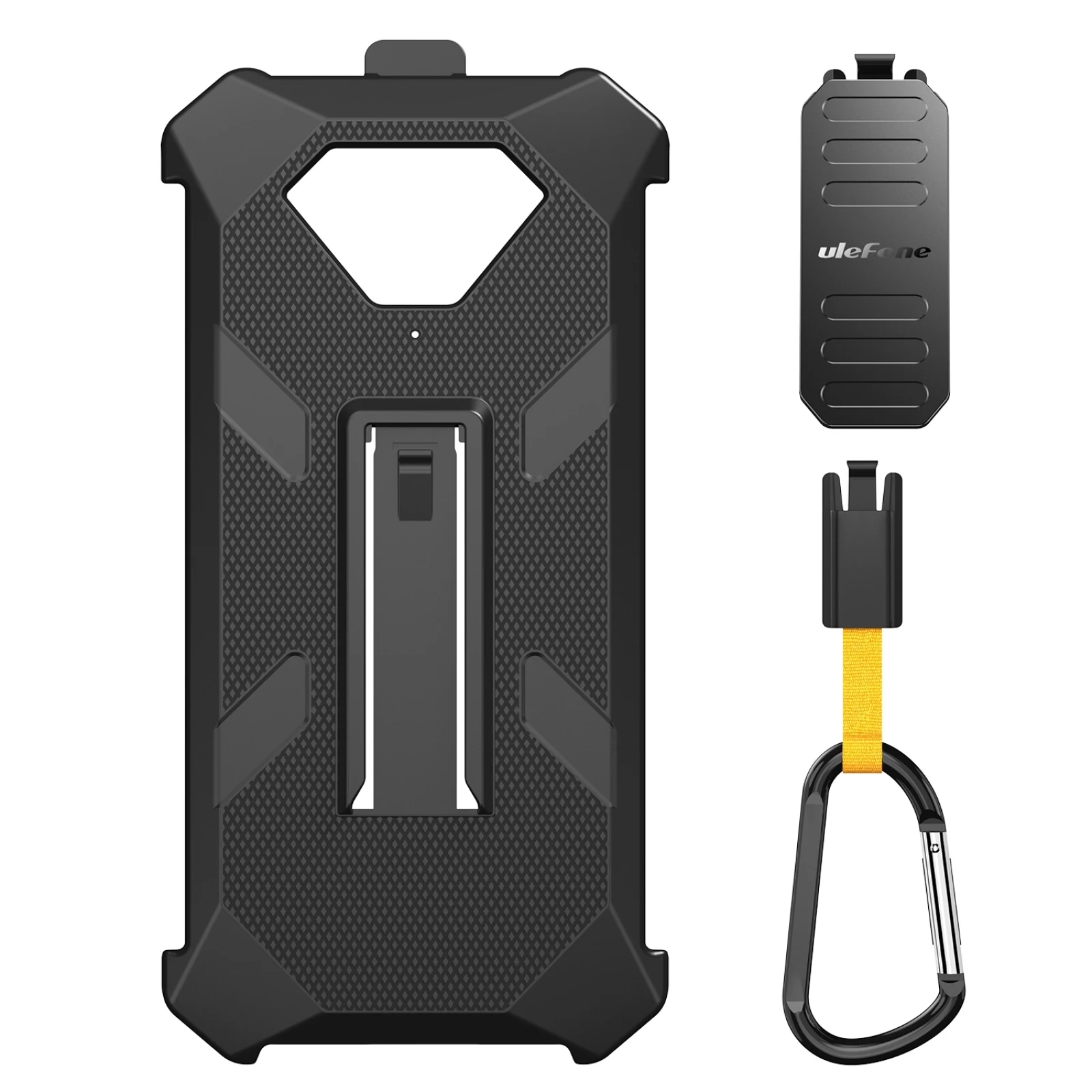 Ulefone Armor X13 Back Cover Ulefone Back Clip Phone Case with Carabiner TPU + PC Case Protective Case